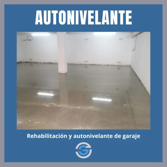 🔹 Rehabilitación de garaje con autonivelante.  En este proyecto, se ha llevado a cabo la renovación del suelo del garaje mediante la aplicación de autonivelante. El resultado es una superficie lisa y uniforme, que mejora tanto la funcionalidad como el aspecto del espacio.  Este tipo de solución es ideal para garantizar un acabado perfecto en garajes u otras superficies similares.  #Gunitados #garajes #autonivelantes  #rehabilitacion #reformasintegrales