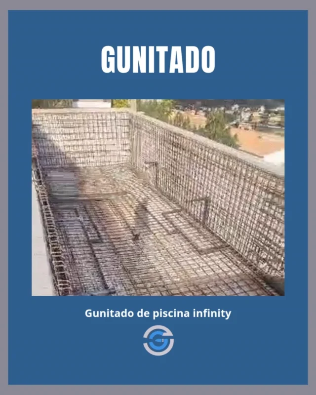 💦 Así empieza todo.  El proceso de gunitado es una de las fases más importantes en la construcción de una piscina infinity: garantiza resistencia, durabilidad y un acabado perfecto.  En cada proyección, se define la base de un diseño pensado para disfrutar sin límites.