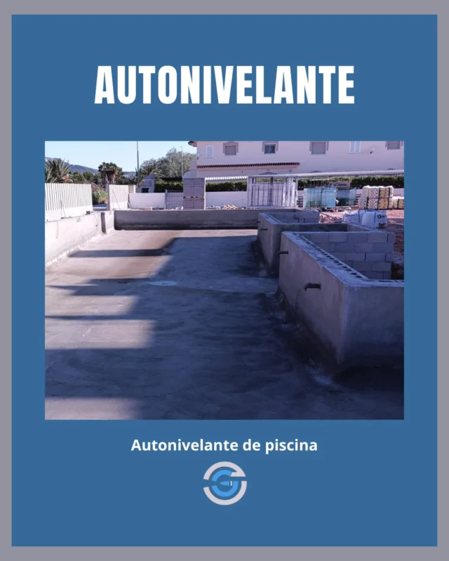 Seguimos avanzando con cada detalle en esta obra.  Hoy os mostramos el autonivelante de la piscina, una parte esencial para garantizar una base firme, regular y preparada para el siguiente paso 🛠️